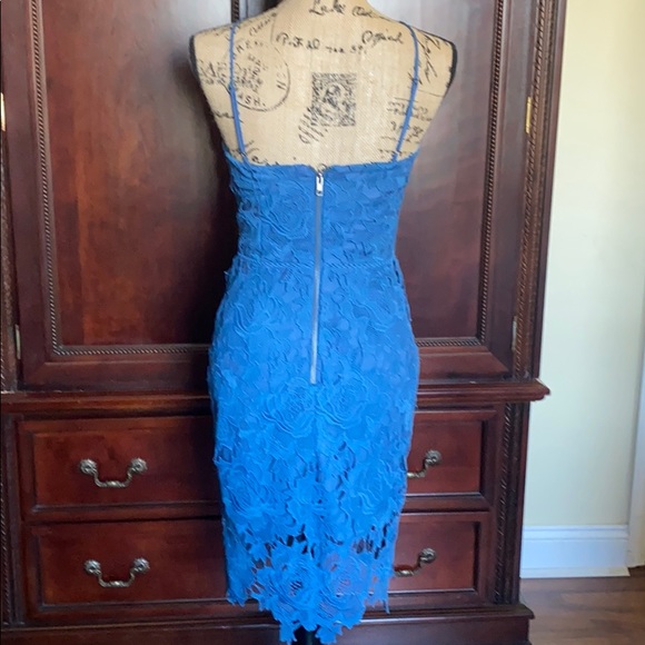 Adelyn Rae Farrah lace crochet fitted dress - Picture 5 of 7